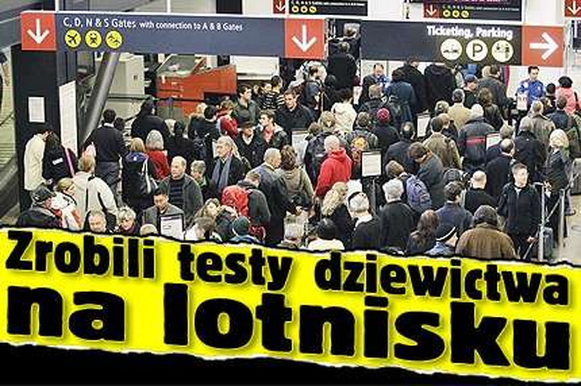 Zrobili im testy dziewictwa na lotnisku