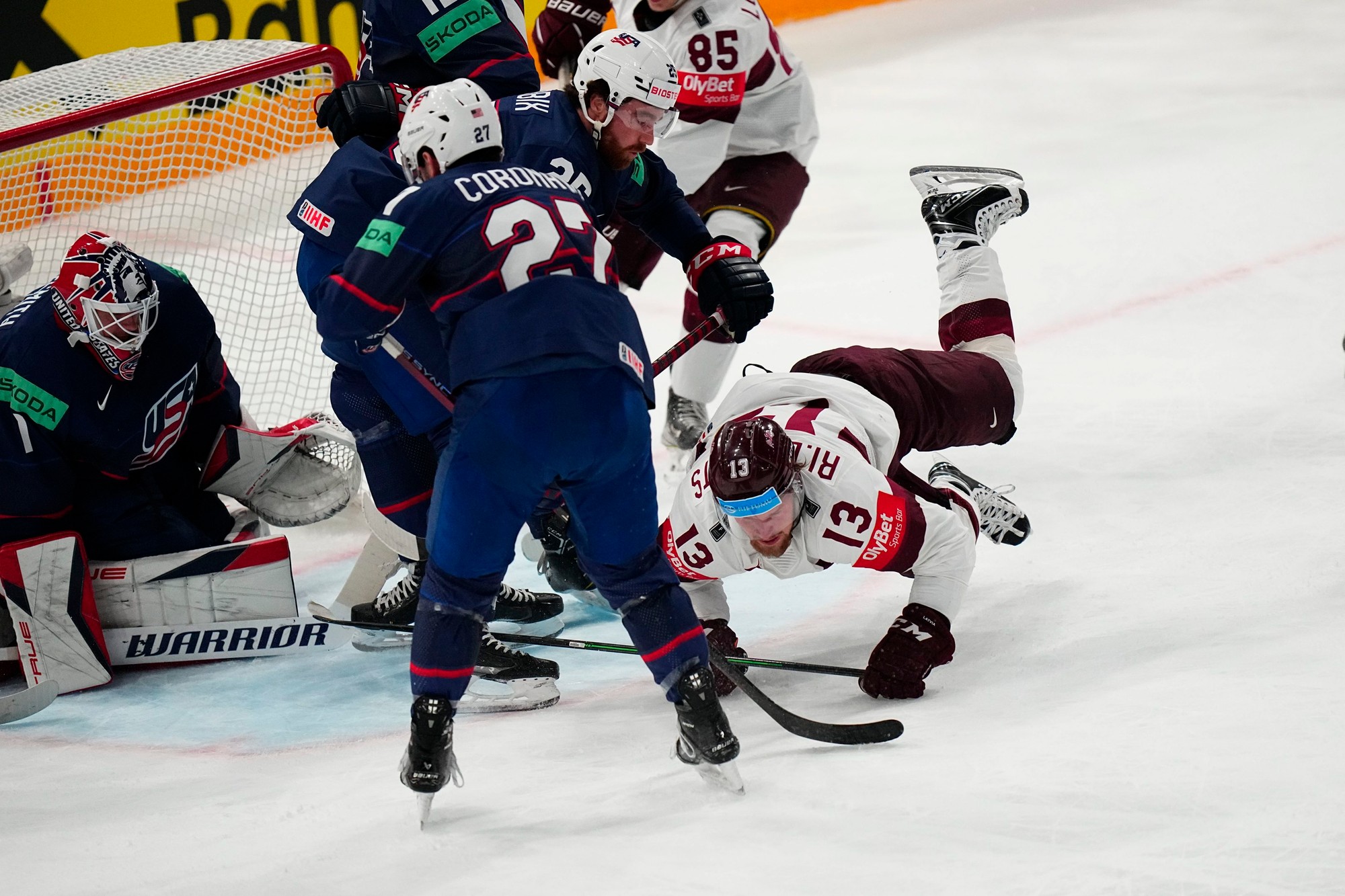 MS v hokeji 2023: USA – Lotyšsko (zápas o bronz).