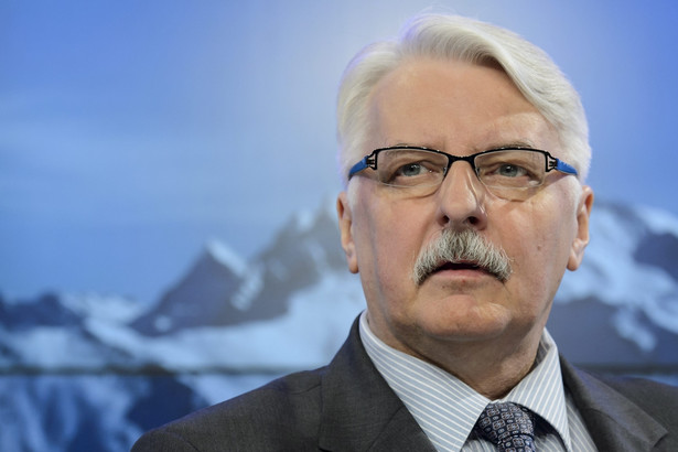 Waszczykowski w "FAZ": Unia Europejska wdała się w bezsensowny spór z Warszawą