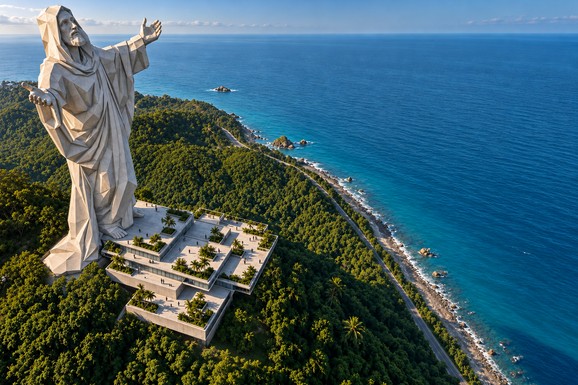 (FOTO) GRADI SE NAJVEĆA STATUA ISUSA HRISTA NA SVETU Biće visoka neverovatnih 207 metara: Isplivali detalji gigantskog projekta na Filipinima