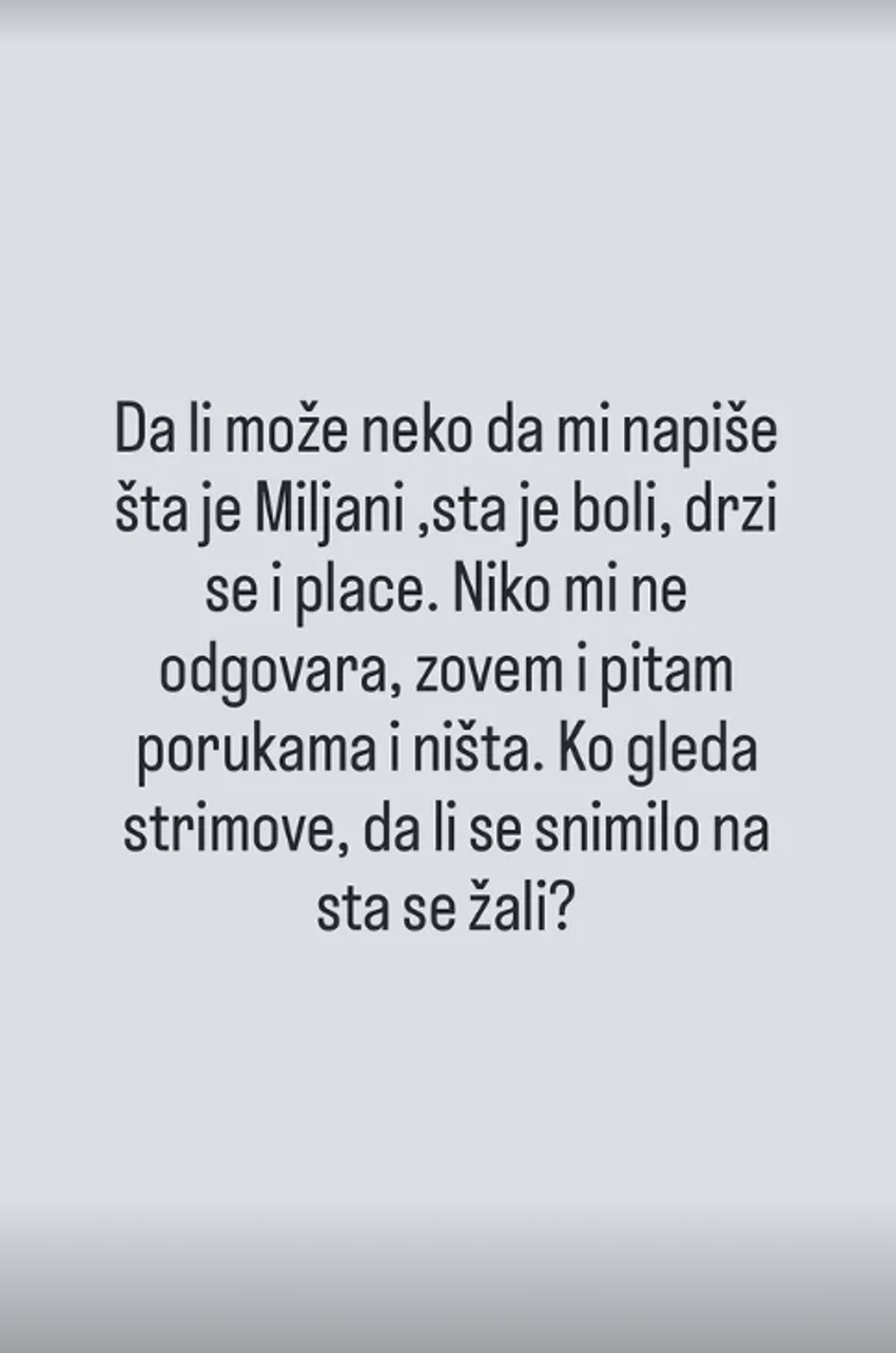 Oglasila se Marija Kulić