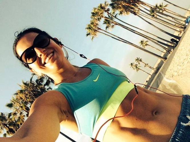 Anna Lewandowska na wakacjach / zdjęcie z oficjalnego profilu