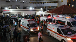 Atak rakietowy na szpital w Gazie. Lekarz: operowaliśmy, gdy sufit runął na salę operacyjną