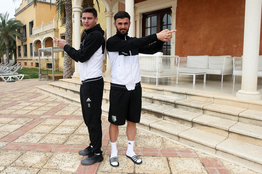 Pilka nozna. Ekstraklasa. Legia Warszawa. Trening taktyczny. 25.01.2018