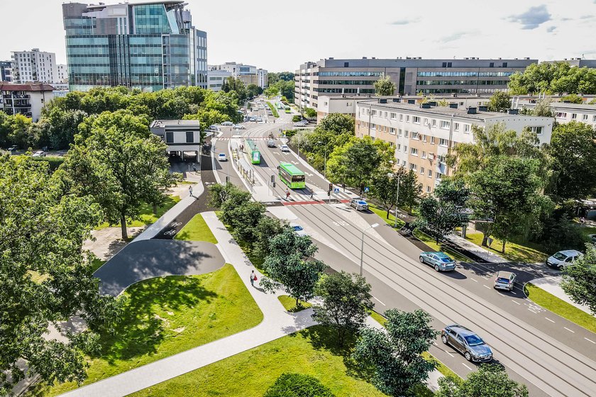 Trasa tramwajowa na Marcelin zaprojektowana