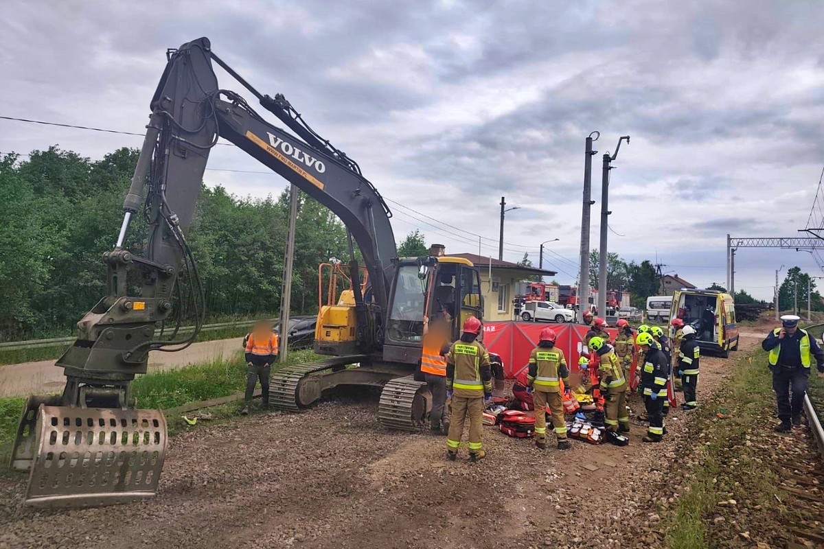 Nie powinien siedzieć za sterami koparki. Doszło do dramatu