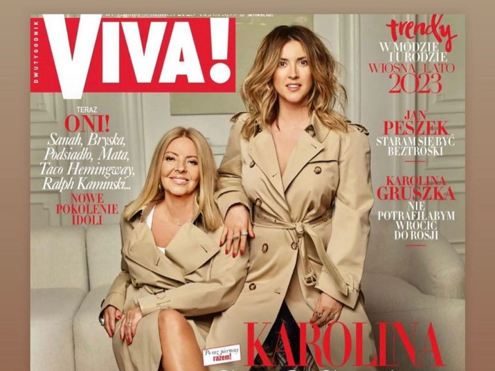Karolina Szostak z mamą Marylą Szostak w sesji dla magazynu VIVA!