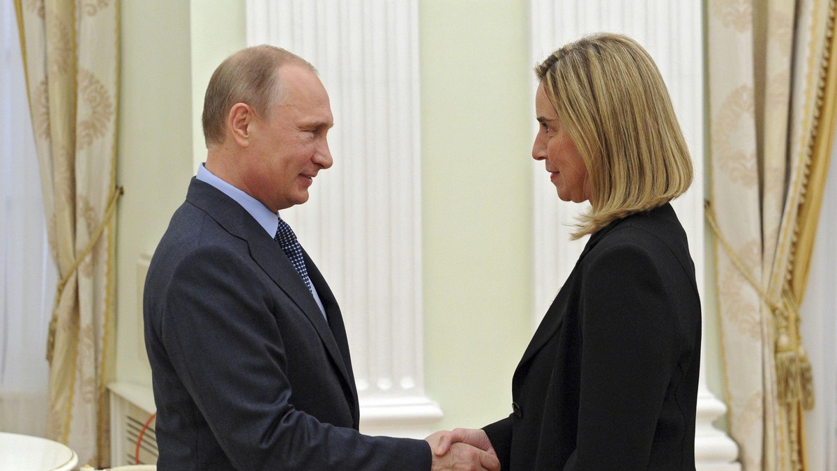 Władimir Putin Federica Mogherini 