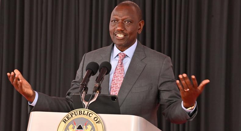 President William Ruto speaking during the National Prayer Breakfast in Nairobi on June 7, 2023