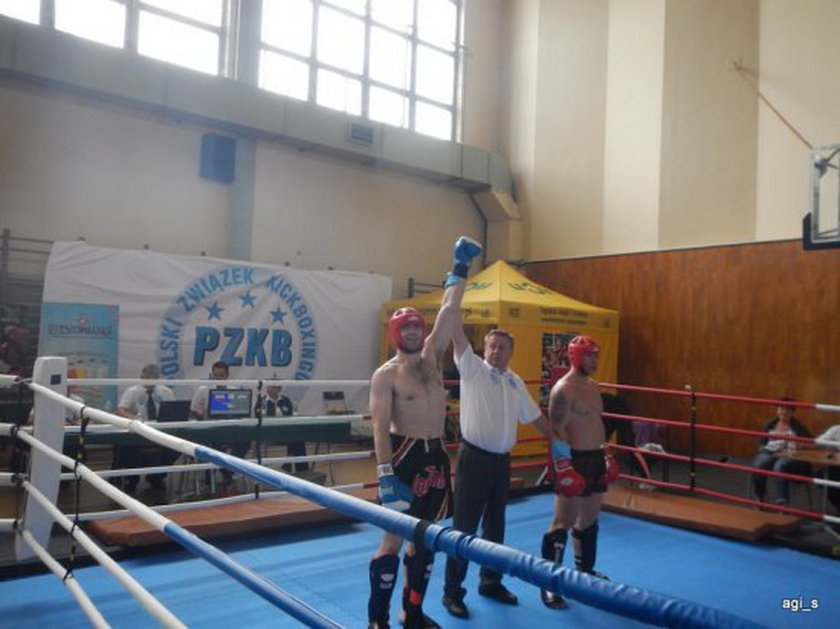 Strażak wicemistrzem Polski w kickboxingu