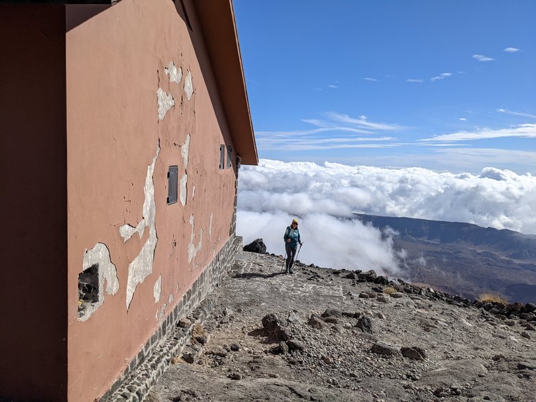 Schronisko Refugio de Altavista. Park Narodowy Teide. 