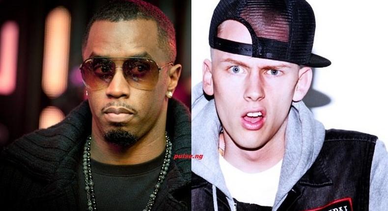 Machine Gun Kelly piss off Diddy by drinking 50 Cent's rival vodka brand