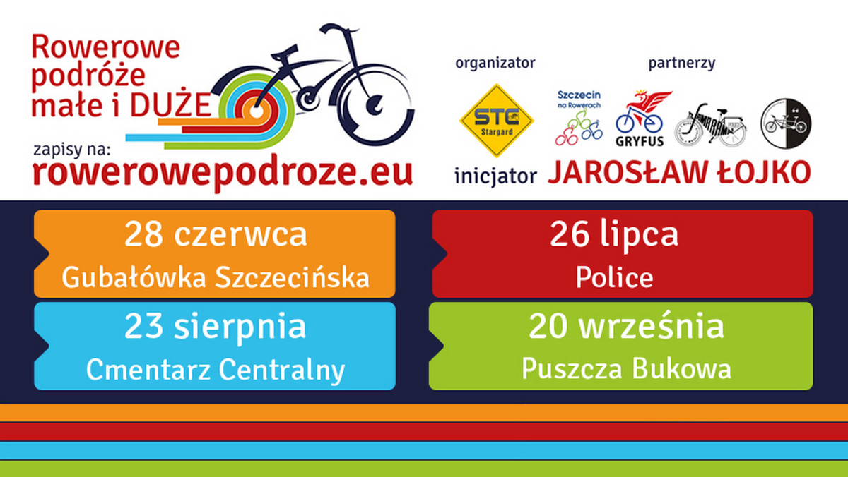 20 września ostatnia ( w tym roku) rowerowa wycieczka z akcją "Rowerowe podróże małe i DUŻE". Tym razem cykliści zwiedzą prawy brzeg Szczecina.