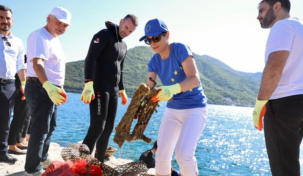 Milojko Spajić i Marta Kos