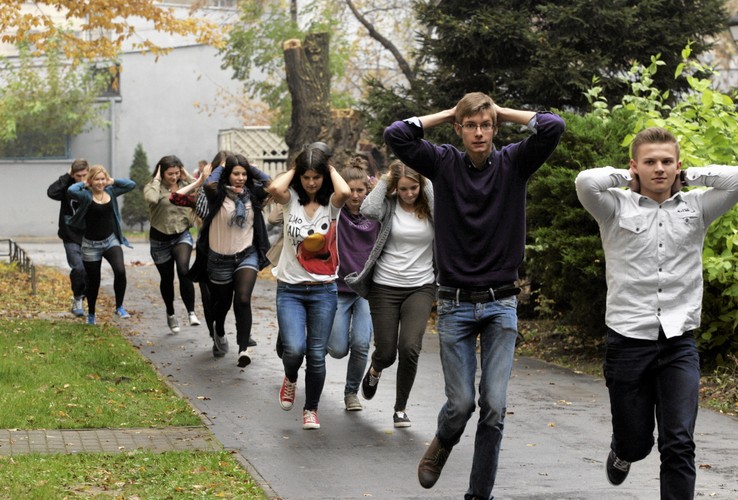 Terrorysta w szkole. Ćwiczenia w warszawskim liceum