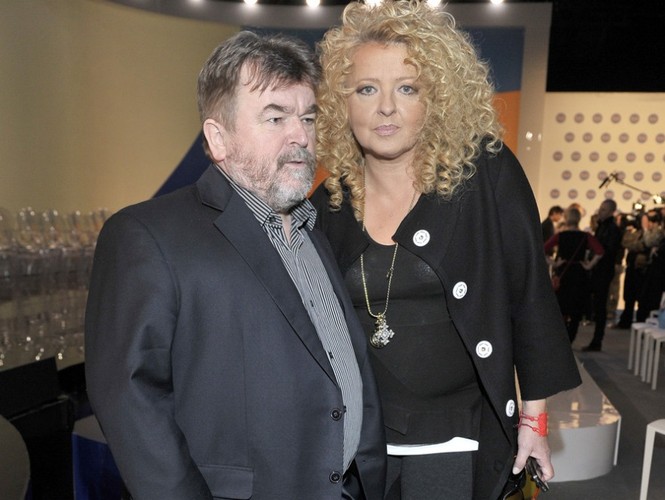 Magda Gessler i Edward Miszczak na prezentacji wiosennej ramówki TVN