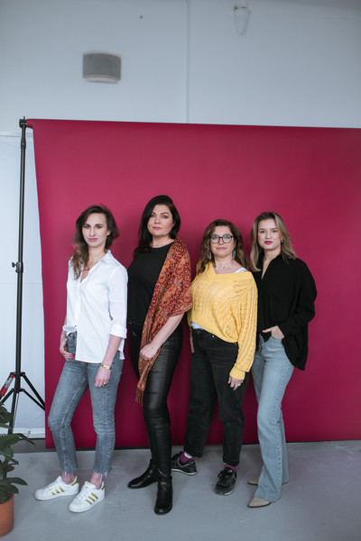 In the photo from the left: Isabela Bielcka-Gnaś, Joanna Wantoch-Rekowska, Justyna Motrenko, Agata Czucha.  Author of the photo / photo: Carolina Jackowska
