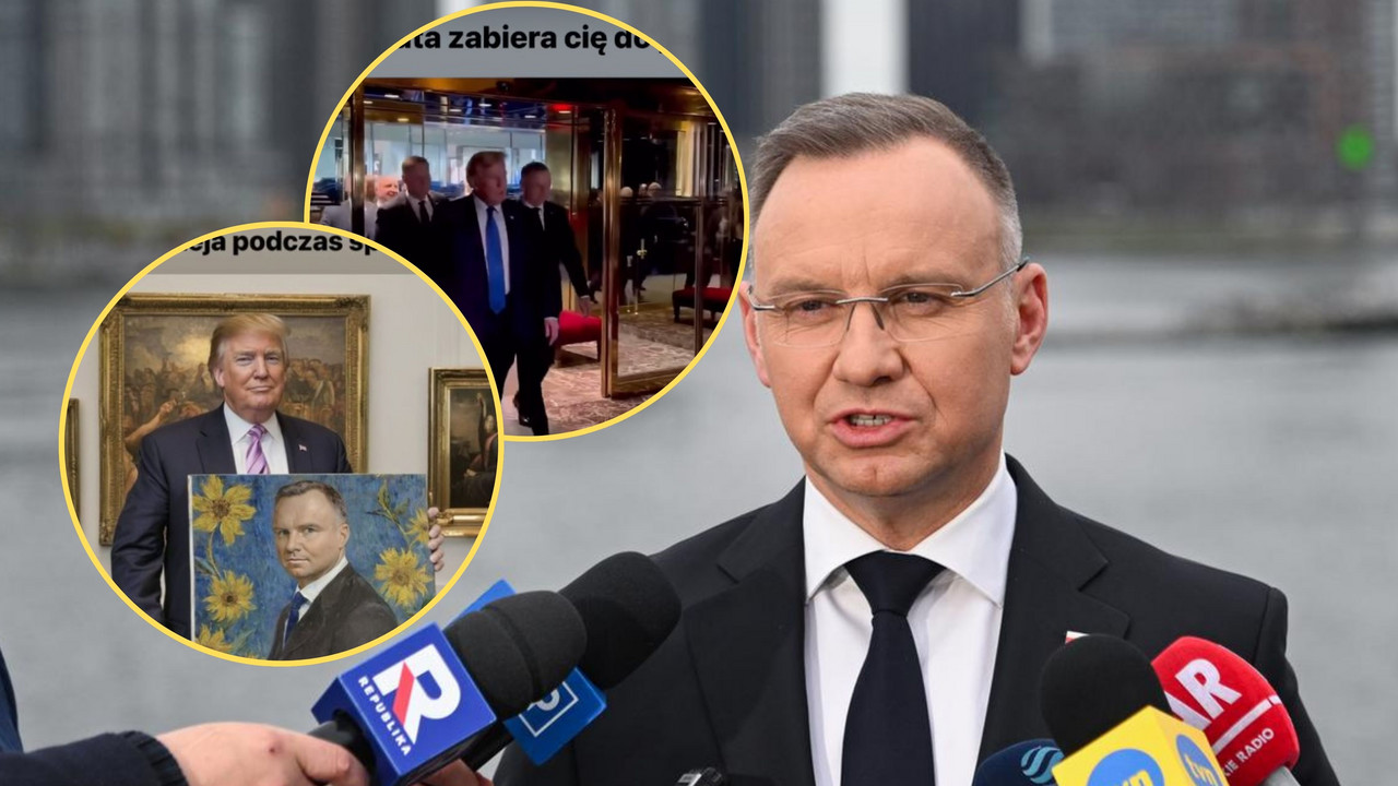 Andrzej Duda spotkał się z Donaldem Trumpem. Memy o złotym talerzu 