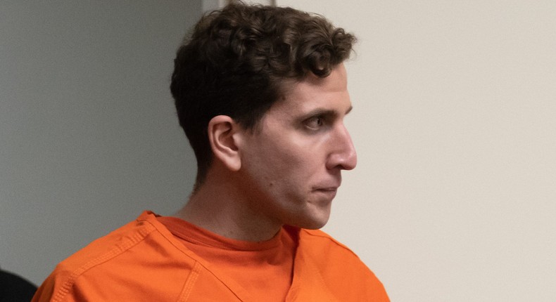 Bryan Kohberger enters during a hearing in Latah County District Court on January 5, 2023, in Moscow, Idaho.Pool/Getty Images