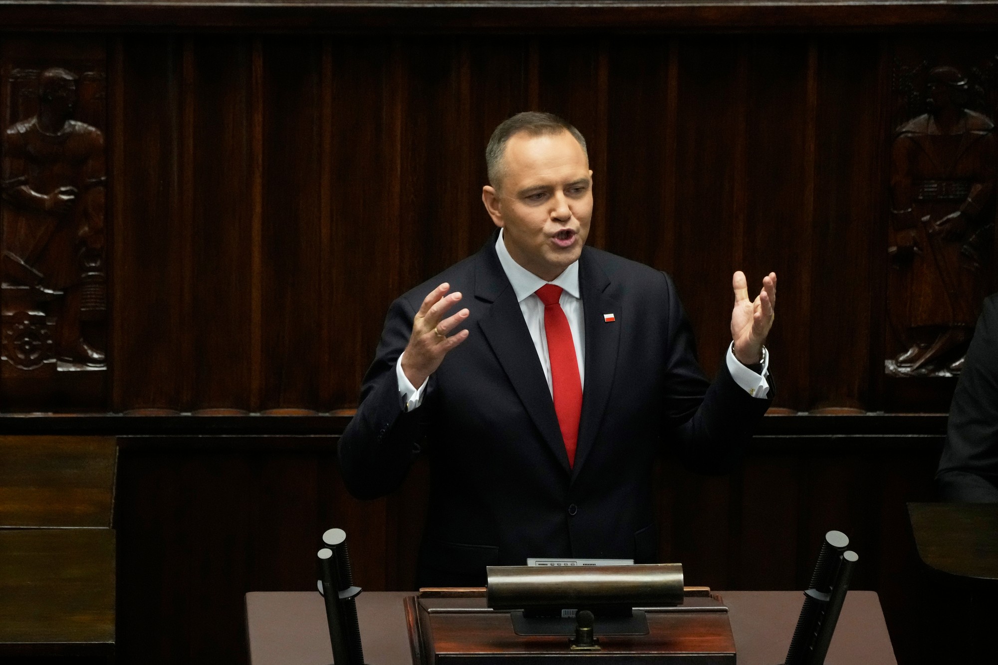 Nový poľský prezident Karol Nawrocki.