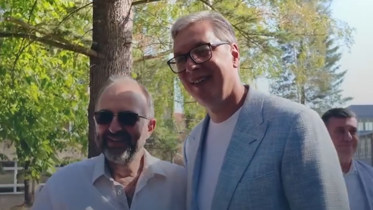 Aleksandar Vučić i Predrag Smiljković