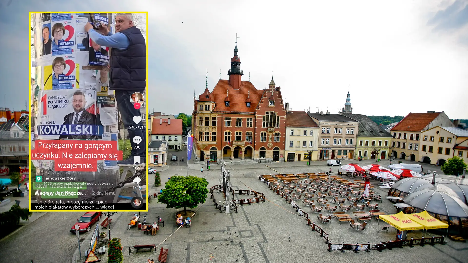 Kandydat KO złapany na gorącym uczynku. "Grozi za to nawet areszt"