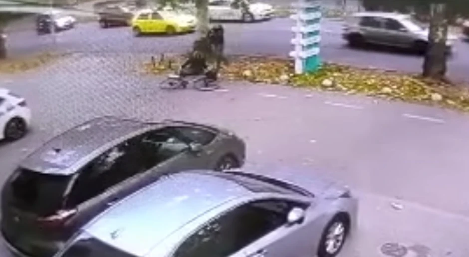 Žena pala sa bicikla