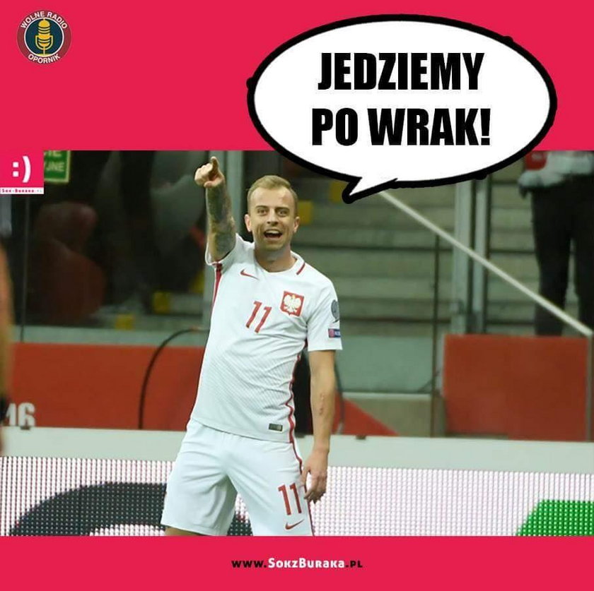 Memy po meczu Polska Czarnogóra