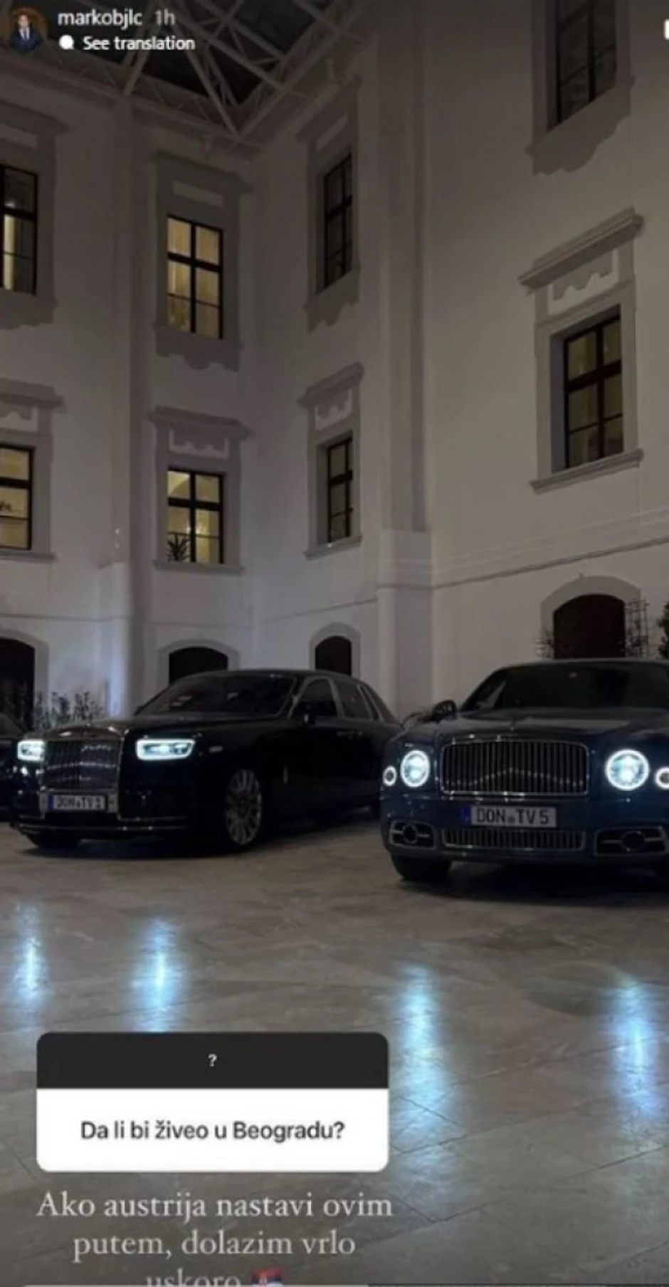 Marko o preseljenju u Srbiju