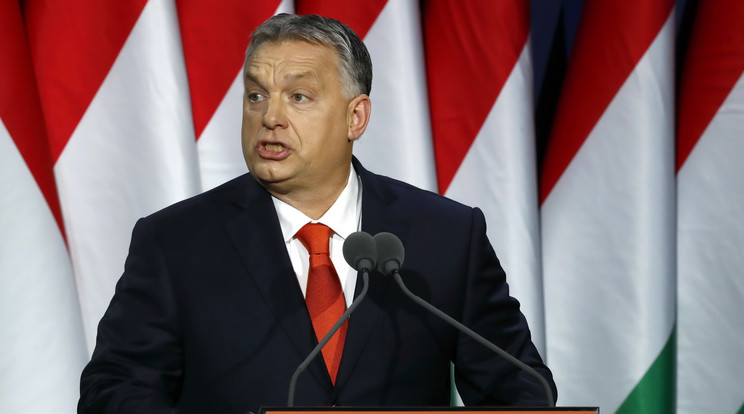 Orbán Viktor kormányfő részt vesz a jelentés megvitatásán /Fotó: Fuszek Gábor