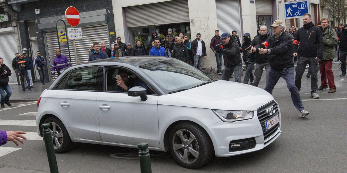 Zamieszki w dzielnicy Molenbeek w Brukseli