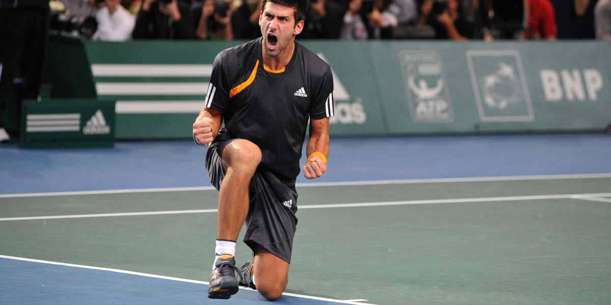 TENNIS 2008 - Shanghai Masters Cup - Djokovic Defeats Gilles Simon