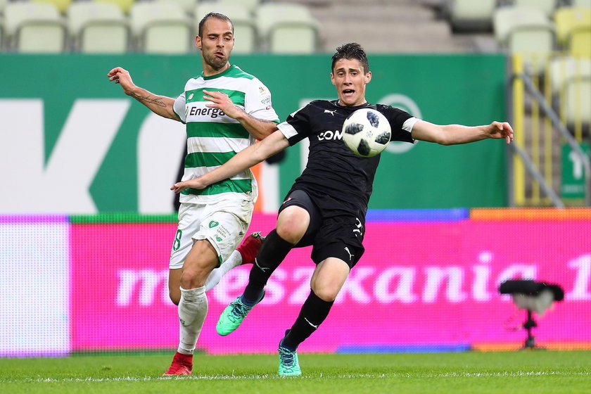 Pilka nozna. Ekstraklasa. Cracovia Krakow - Slask Wroclaw. 04.05.2018