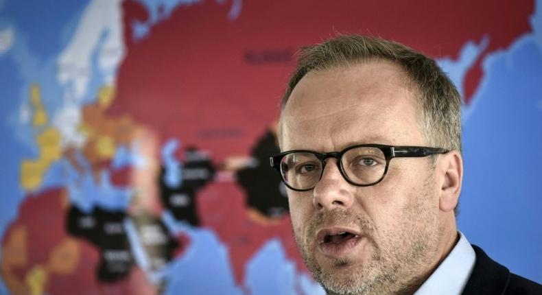 Secretary general of Reporters without borders (RSF) head Christophe Deloire warns press freedom is threatened like never before