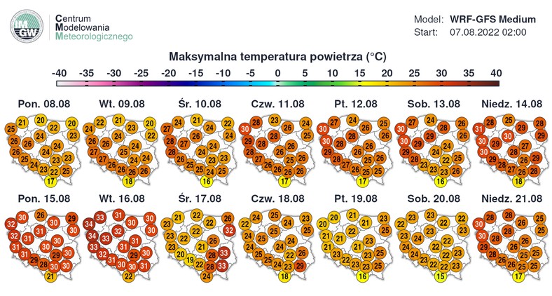 Pogoda na najbliższe dni