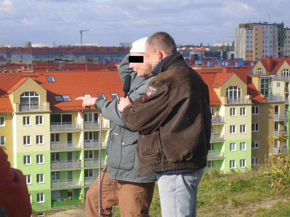 Andrzej często wdrapuje się na wzgórze przy ul. Bardzkiej