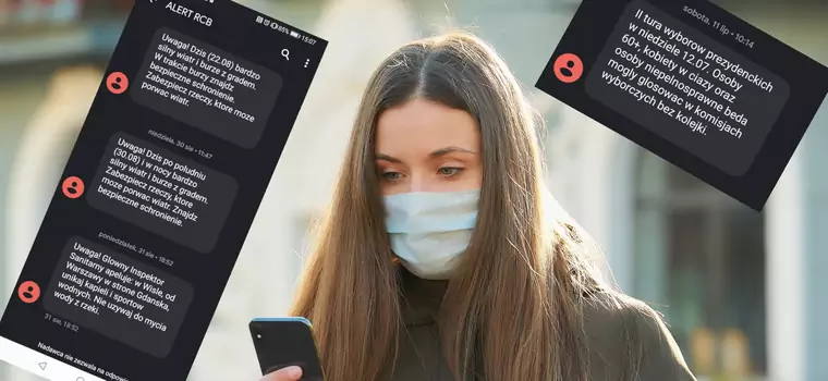 Ogólnokrajowe alerty RCB przestały przychodzić po wyborach mimo pandemii. "Niedługo ma się to zmienić"