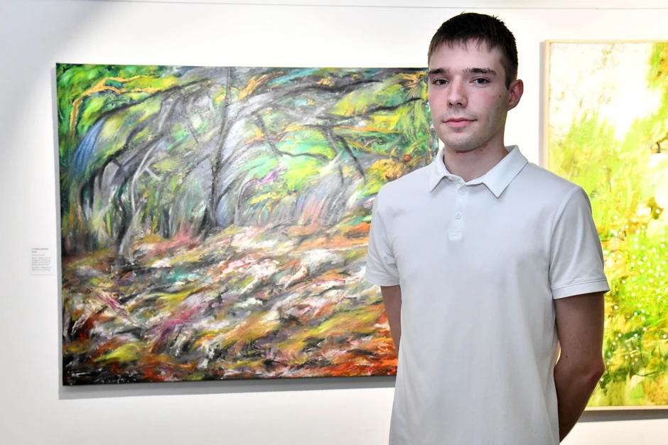 Umetnik Stefan Matić sa Fakulteta savremenih umetnosti u Beogradu