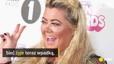 Wpadka na gali Teen Awards. Gemma Collins wpadła do dziury na scenie