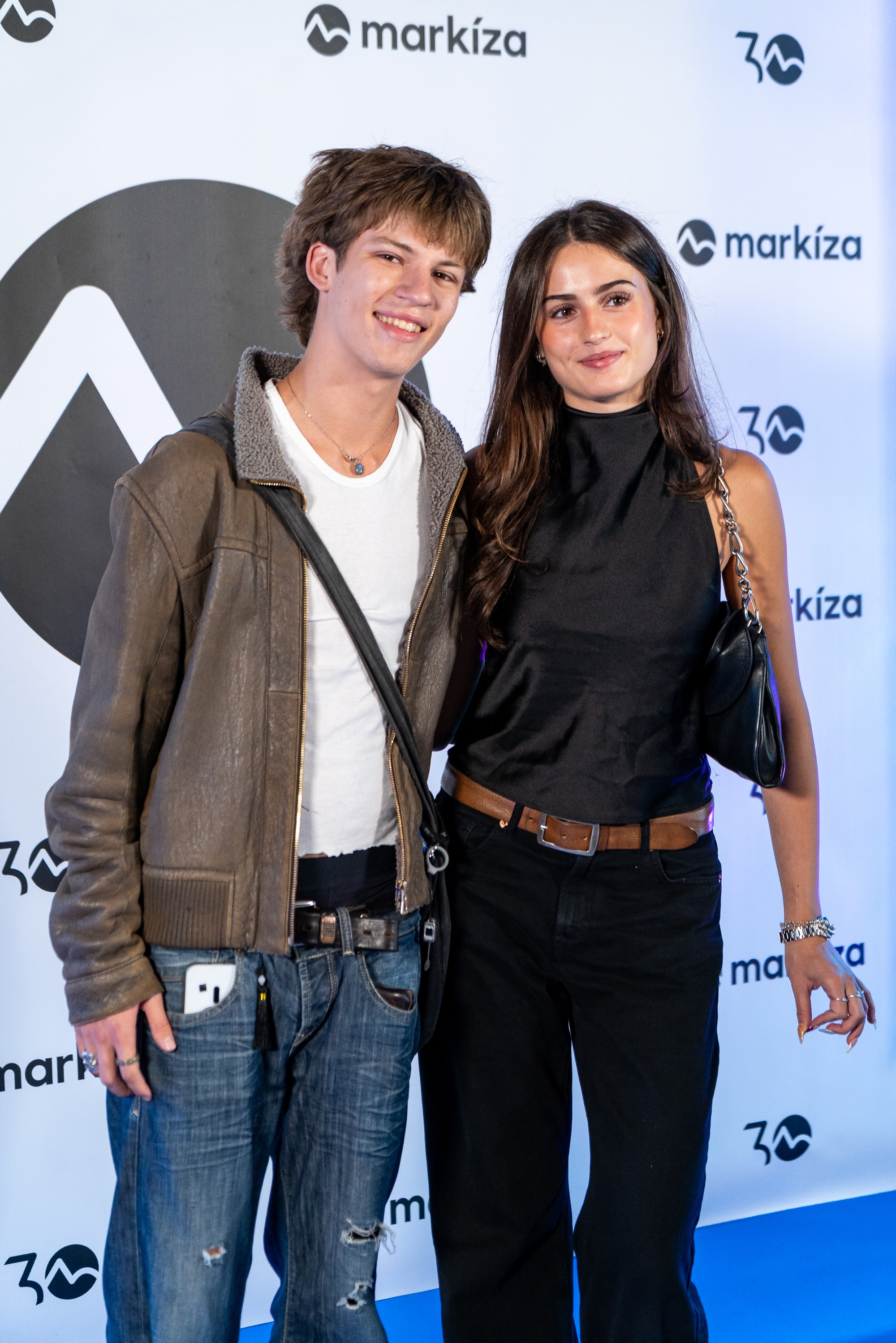 Marko Kramár s priateľkou.
