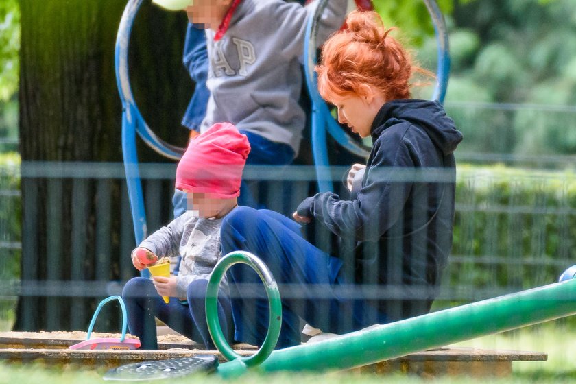 Karolina Gruszka z córką