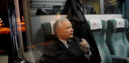 Kaczyński ruszył w Polskę pociągiem