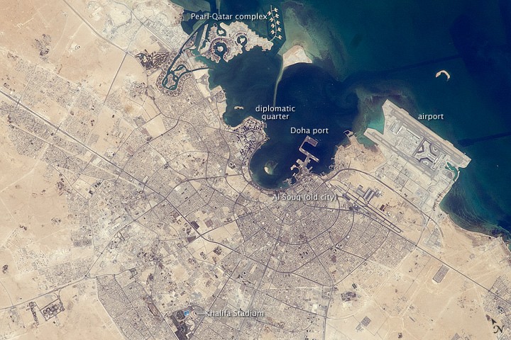 Doha. Fot. dzięki uprzejmości NASA / JPL-Caltech