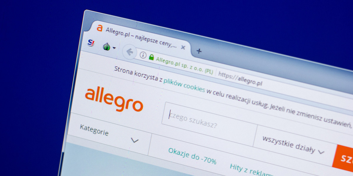 Allegro zamierza przejąć eBilet Polska. Obecnie 100 proc. udziałów w tej drugiej firmie należy do Bola Investment Limited z siedzibą na Cyprze