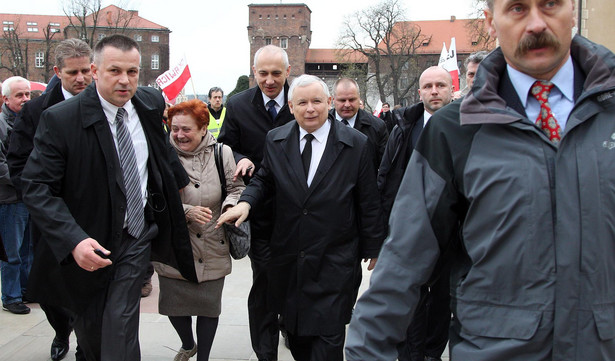 Jarosław Kaczyński w Krakowie