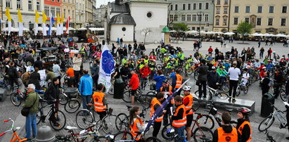 Rowerzyści opaują Kraków