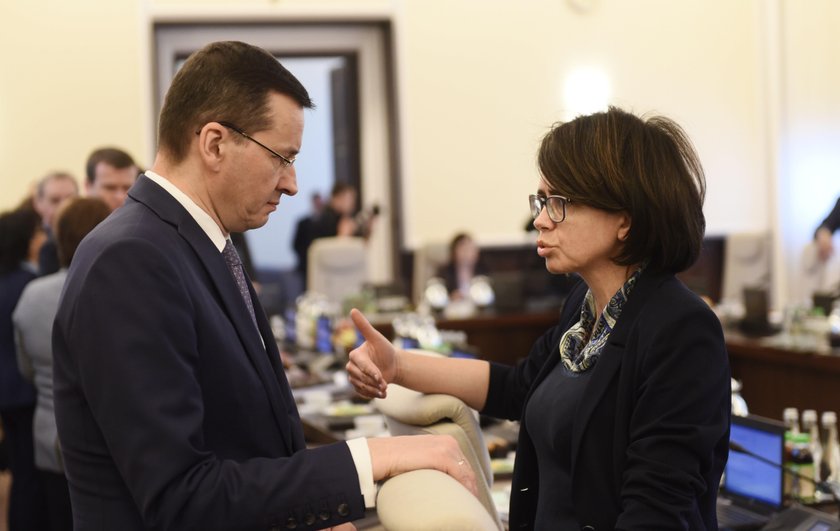 Anna Streżyńska i Mateusz Morawiecki