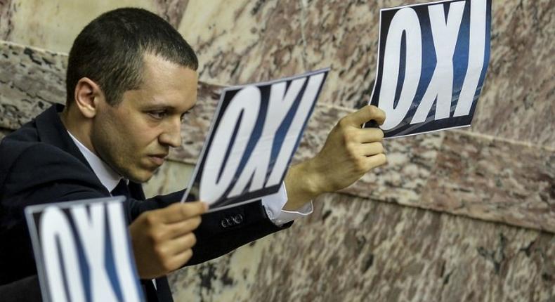 Ilias Kasidiaris, a leading member of Greece's far-right Golden Dawn party