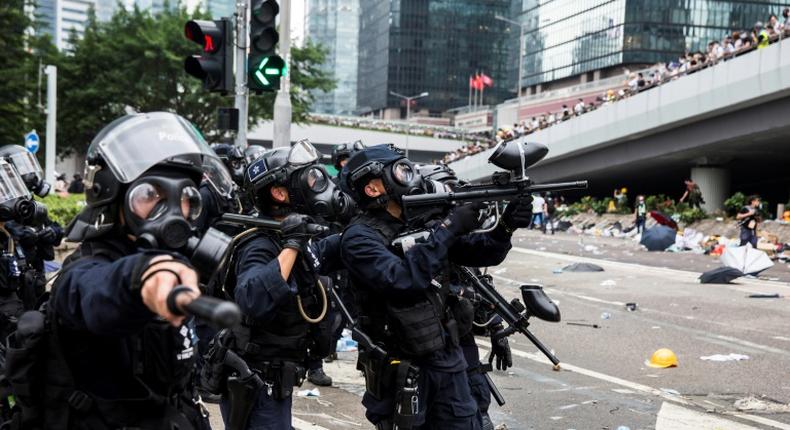 Hong Kong witnessed the worst political violence in a generation as police fought largely young demonstrators opposed to a controversial extradition bill