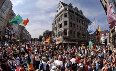 GERMANY-POPE-WYD-PILGRIMS-CROWD